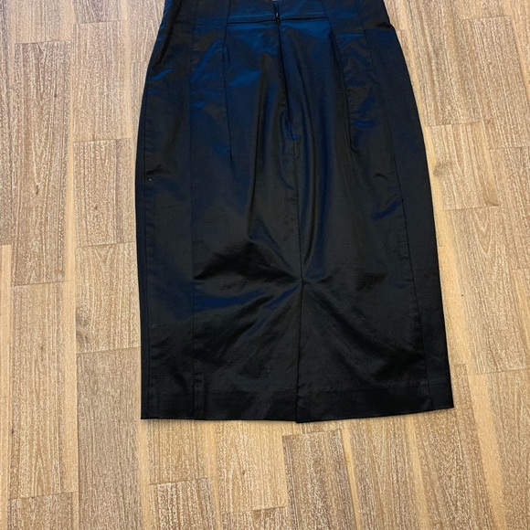 Bebe Black Sateen Pencil Skirt 0 - Picture 4 of 4